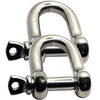 10mm D-Shackles Stainless Steel A4-Marine Grade (316) - for connecting