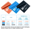 A AZURELIFE Resistance Bands,Professional Long Non-Latex Elastic Stretch Bands,Exercise Bands