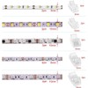 Vrabocry 20Pcs LED Connector 2/3/4/5/6Pin LED Strip Connector for 8mm