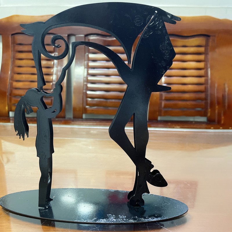 Rustic Horse Sculpture Modern Statue Metal Art Waterproof Horse Statue