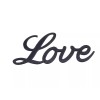 Medallurgy Love Word Art Sign Home Kitchen Decor Wall Hanging