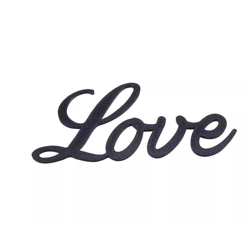 Medallurgy Love Word Art Sign Home Kitchen Decor Wall Hanging