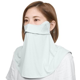 BODYRAISER Coldmask3t Cooling Face Cover, Cooling Mask, 99% UV Rays, UPF 50+, Industry's Highest Standard, Gray, Cool Touch, No Burning, No Breathing, Easy to Breathe, UV Rays, Sun Protection, Sports, Gray