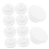 Gadpiparty 10Pcs Bathroom Sink Overflow Covers Leaking Drain Plugs for