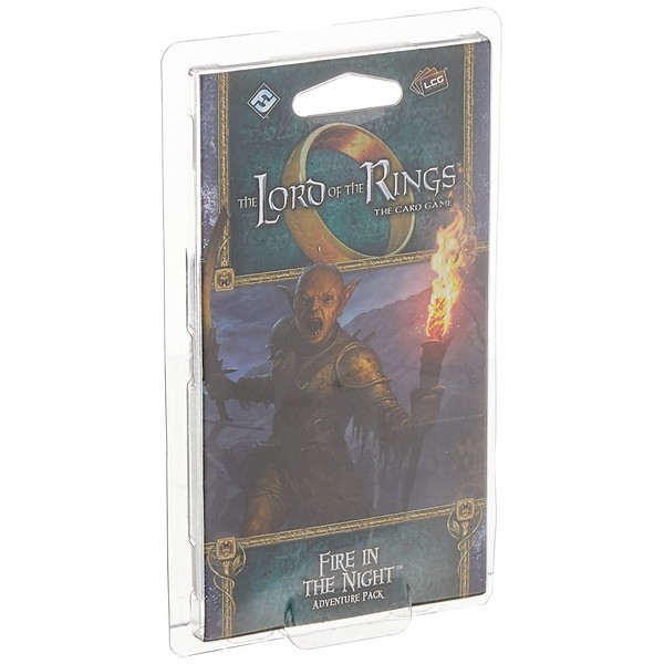 The Lord of the Rings The Card Game Fire in the Night ADVENTURE PACK - Cooperative Adventure Game, Strategy Game, Ages 14+, 1-4 Players, 30-120 Min Playtime, Made by Fantasy Flight Games