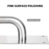 VZU 2pcs Pull Push Door Plate Handle with Screws, 300