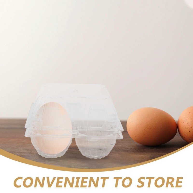 DOITOOL 6 Pcs Goose Egg Cartons 4-Slot Jumbo Duck Egg