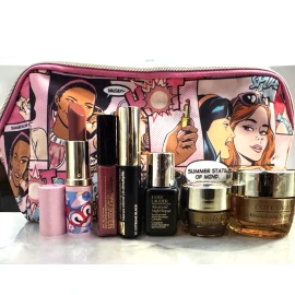 Estée Lauder Estee Lauder 7 Pc Makeup Set Revitalizing ANR Serum,Eye Creme Lipstick Lip shine