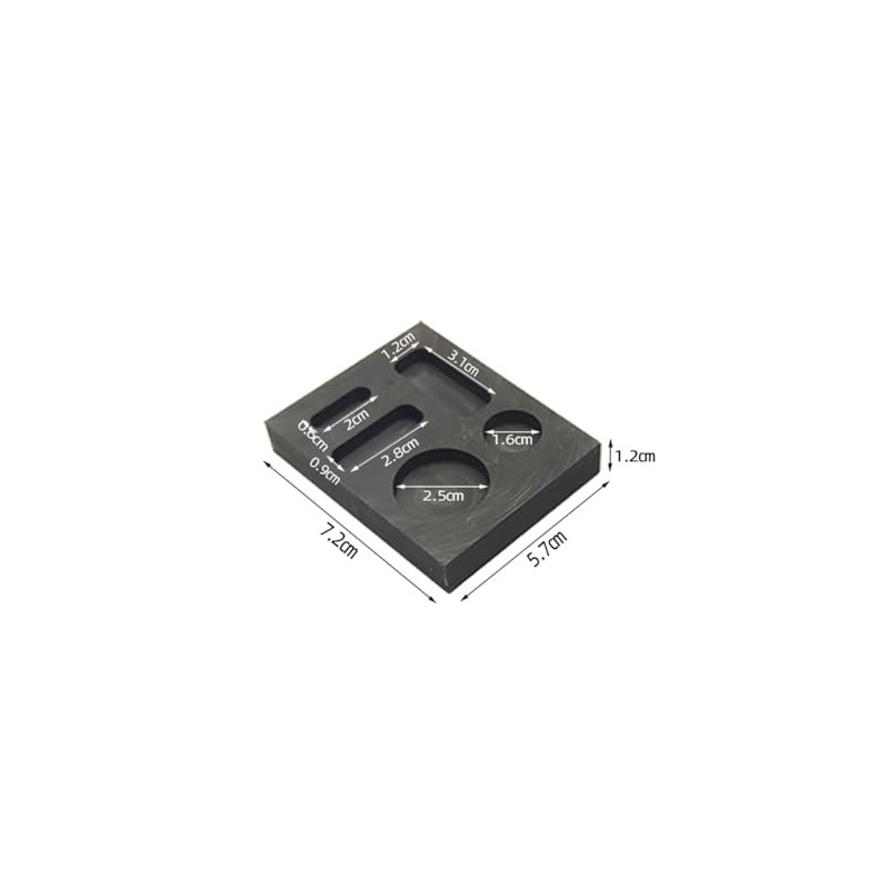 5 in 1 Graphite Casting Ingot Mold Small Metal Graphite