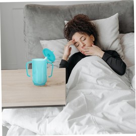 Beavorty 3pcs Training and Lid Cup Ml Adult Aids - Bedridden Feeding Straws Reusable Snorkel Porridge Soup Diet No Patients with Tumbler Limited For Spillproof Sippy Mug Sip Water