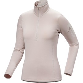 Arc'teryx Rho Heavyweight Zip Neck Women's | Warm Polartec Stretch Fleece Base Layer | Warm Stone, XX-Large