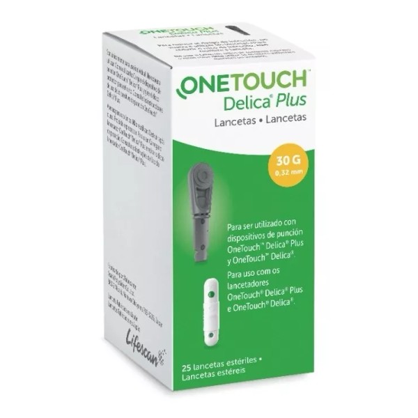 OneTouch One Touch Delica Plus Lancetas Con 25