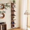 LitaEther Lack Wall Shelf,Display Floating Shelf (Solid Wood, 7 Tier)