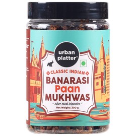 Urban Platter Banarasi Paan Mukhwas | Classic Indian After-Meal Digestive Mouth Freshener | Sweet, Aromatic & Flavorful Blend | Vegan & Travel-Friendly Snack | 10.58 Oz (300g)