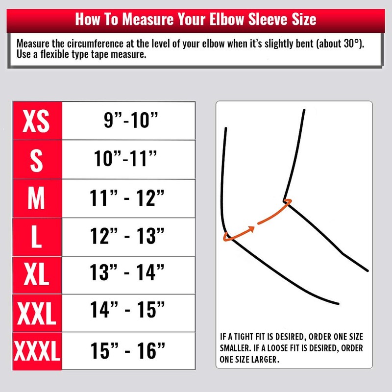 Elbow Sleeves 5mm (1 Pair) - High Performance Elbow Sleeve