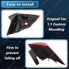TTUN AUTO Tail Light for Hyundai Sonata 2020-2022 Lamp Replacement