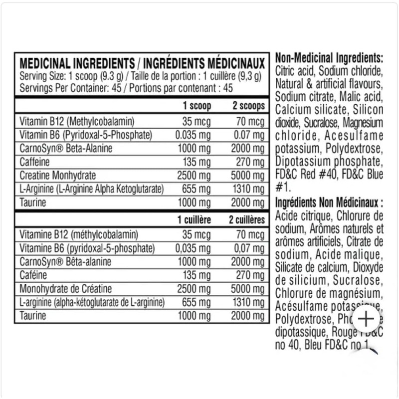 Cellucor C4 Original Pre Workout Powder - Sugar Free Preworkout
