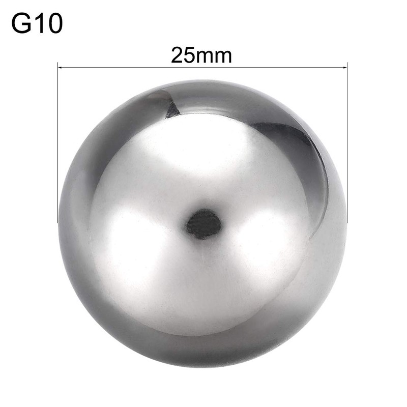 sourcing map Precision Chrome-Plated Steel Bearing Balls 25 mm G10
