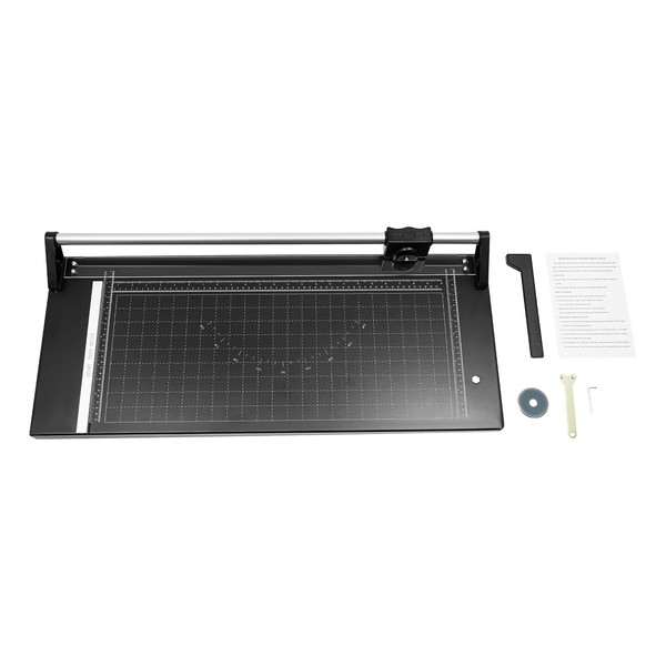 LyeXD 24 Inch Manual Precision Rotary Paper Trimmer, 1mm Cutting
