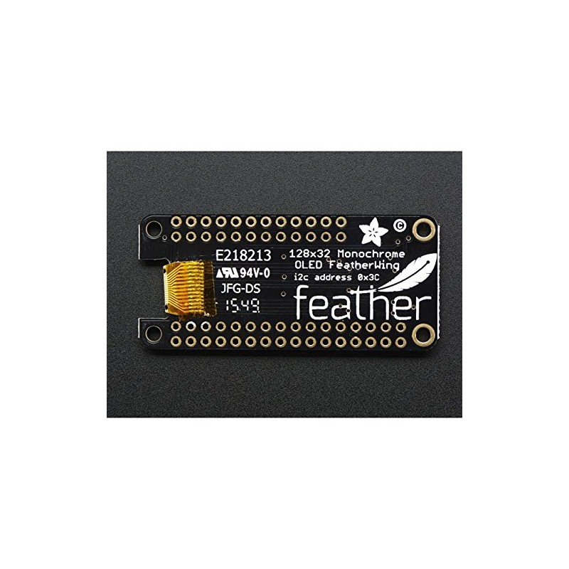 FeatherWing OLED - 128 x 32 OLED Add-on for All