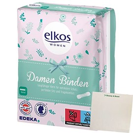 Elkos Women's Sanitary Pads (Pack of 20) + usy Block