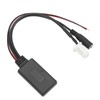 Car Bluetooth Audio Cable Adapter with Microphone Hands Free Replacement