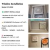 SAILFLO 10 Inch Window Shutter Exhaust Fan,11.6 x 11.6 Inch