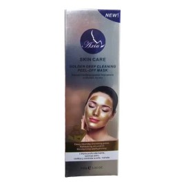 Mascarilla Peel Off Dorada Limpieza Facial Puntos Negros                                                                                              