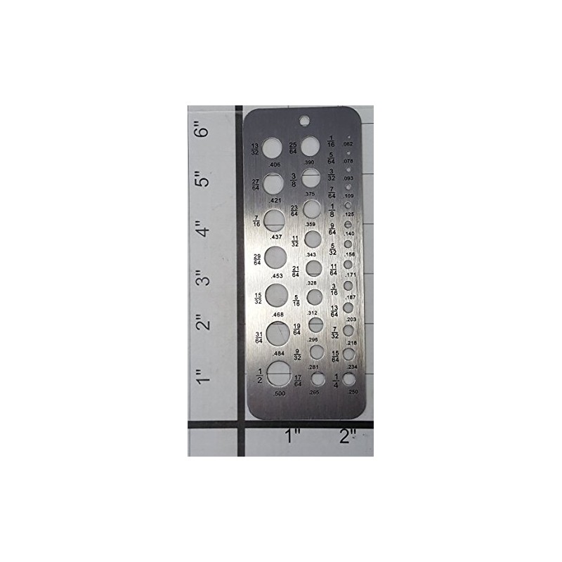 Cal Hawk Tools CZDBG-3 Drill Bit Gauge