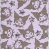 Sanrio Kuromi Antibacterial and Deodorizing Face Towel 801186 Black
