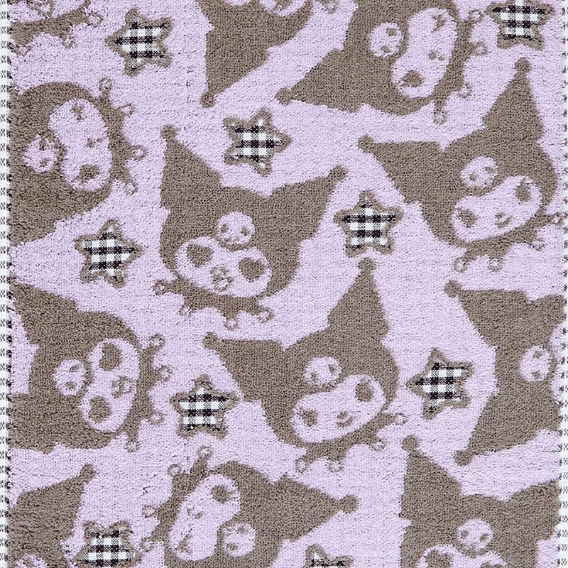 Sanrio Kuromi Antibacterial and Deodorizing Face Towel 801186 Black