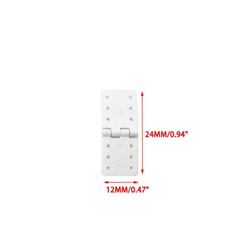 25PCS RC Airplane Pinned Nylon Hinges for RC Plane Replacement