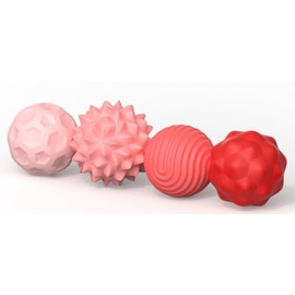 4 Pcs Akupressur Ball Igelball Hart Magnetische MassagebäLle Igelball Klein Stachelball Skill Ball Magnetische IgelbäLle Akupunktur Ball Kann Stress Abbauen Oder Massieren