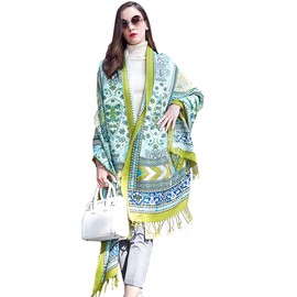 DANA XU Luxury 100% Pure Wool Oversized Extra Large Warm Floral Cashmere Pashmina Scarf Shawl And Wrap For Women Blanket Cape