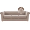 H.VERSAILTEX 4 Piece Stretch Chesterfield Sofa Slipcovers Mid Century Deep