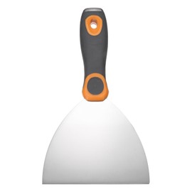 uxcell Putty Knife 5" Stainless Steel Paint Scraper Flexible Drywall Repair Mud Knife for Removing Cement Wallpaper Mud Adhesive Taping with Metal Hammer End