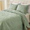 Cmfshape Oversize King Bedspread 128"x118",3 Piece California King Quilt,Lightweight Bed