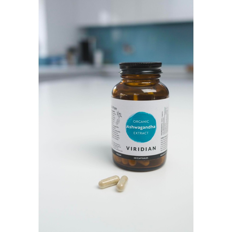 Viridian - Organic Ashwagandha Extract – 60 Vegan Capsules |