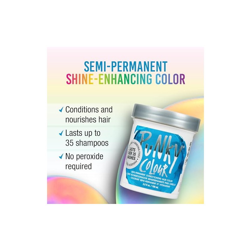 JEROME RUSSELL Punky Colour Hair Color Crme Lagoon Blue 3.5
