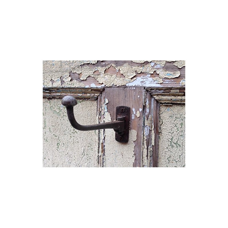 Antiques Warehouse ANTIQUE STYLE SWIVEL CAST IRON WARDROBE HOOK HAT
