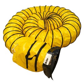 OdorStop Flexible Duct in Various Sizes and Lengths with Connecting Belt (12"x15' (Belt))