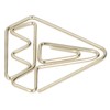 100pcs Metallic Paper Clips Golden Electroplating Process Anti Rust Paper