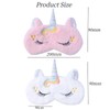 MAIHUO 2 Pcs Unicorn kids Sleep Mask,Child Eye Mask, kids
