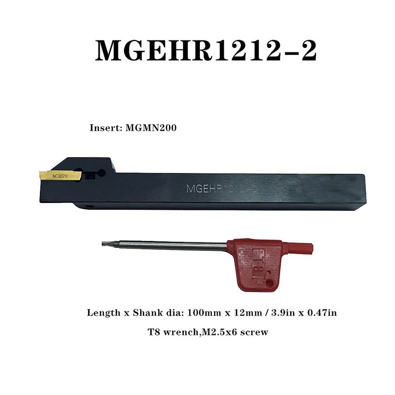 Indexable Lathe Turning Tool,1/2'' Shank 7 Pieces Carbide Turning Tool