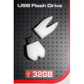 Tooth USB Flash Drive 32GB Dentist, Dental Students or Dental Nurse