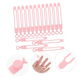 Operitacx 2 Sätze Teiliges Silikon Kabelorganizer Praktische Kabelbinder Für Büro Zuhause Wiederverwendbar Tragbar Für Usb Kabel Ladegeräte Audiokabel 16 Stück * 2