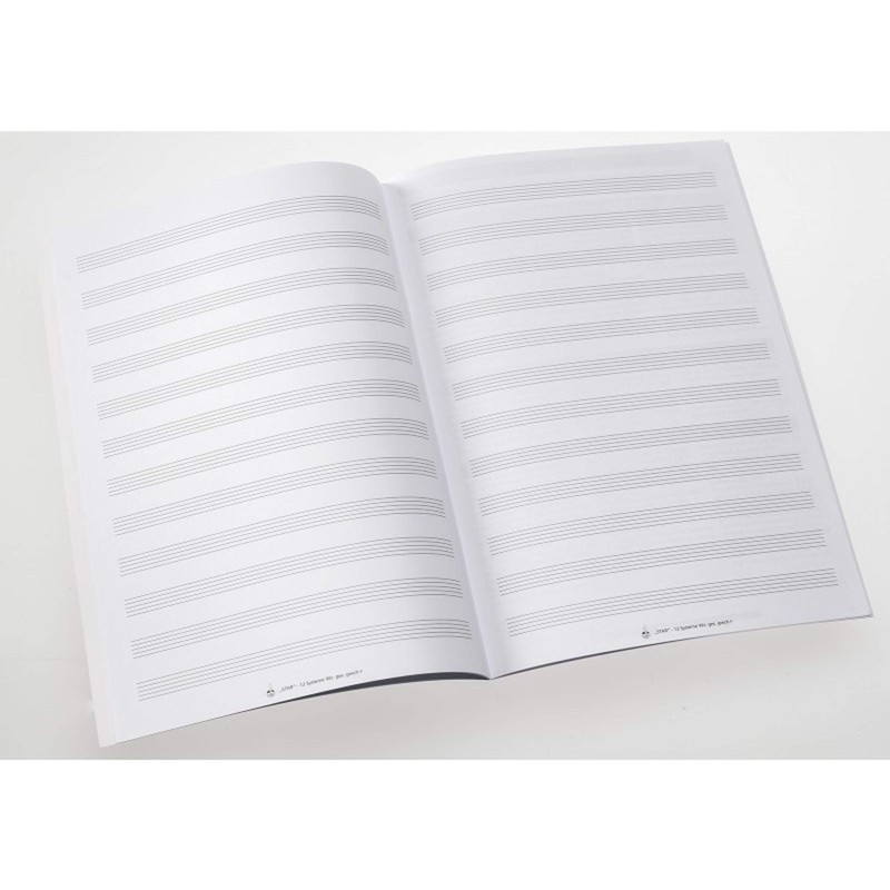 Schott-Verlag STAR Notenheft DIN A 4 hoch 12 Systeme, 16