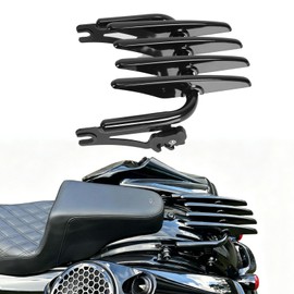 WOOGA Motorcycle Luggage Holder Rear Luggage Rack Loads Holder Bracket Accessories for Har&le&y Davidson Street Glide Road King Special Road Glide (Black)