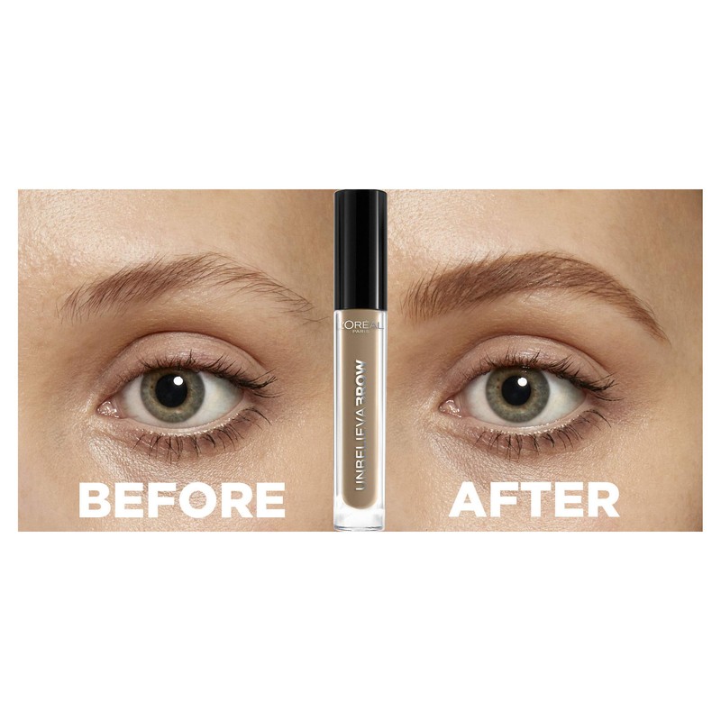 L'Oreal Paris UnbelievaBrow Long-Lasting Eyebrow Gel, Smudge-Proof, Transfer-Proof, Waterproof, 102