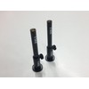 TMC 2 x Anodized Aluminium Stage stands with locking nuts,
